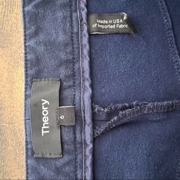 Theory soft jean cotton ankle jeggings size 6 - Picture 5 of 5